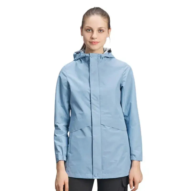 Veste pluie femme rose imperméable urbaine