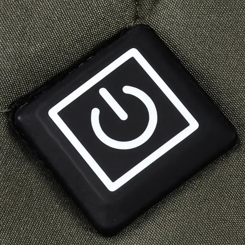 Gilet chauffant homme vert urbain