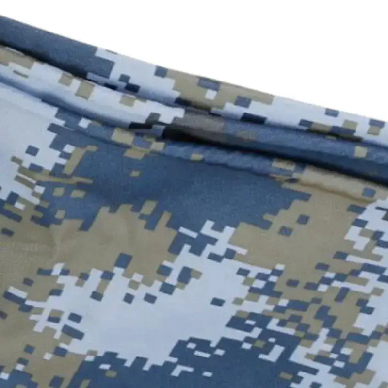Bâche camouflage bleu résistante oxford pvc