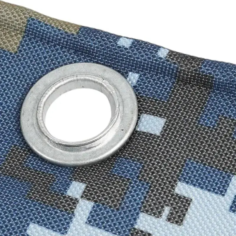 Bâche camouflage bleu résistante oxford pvc