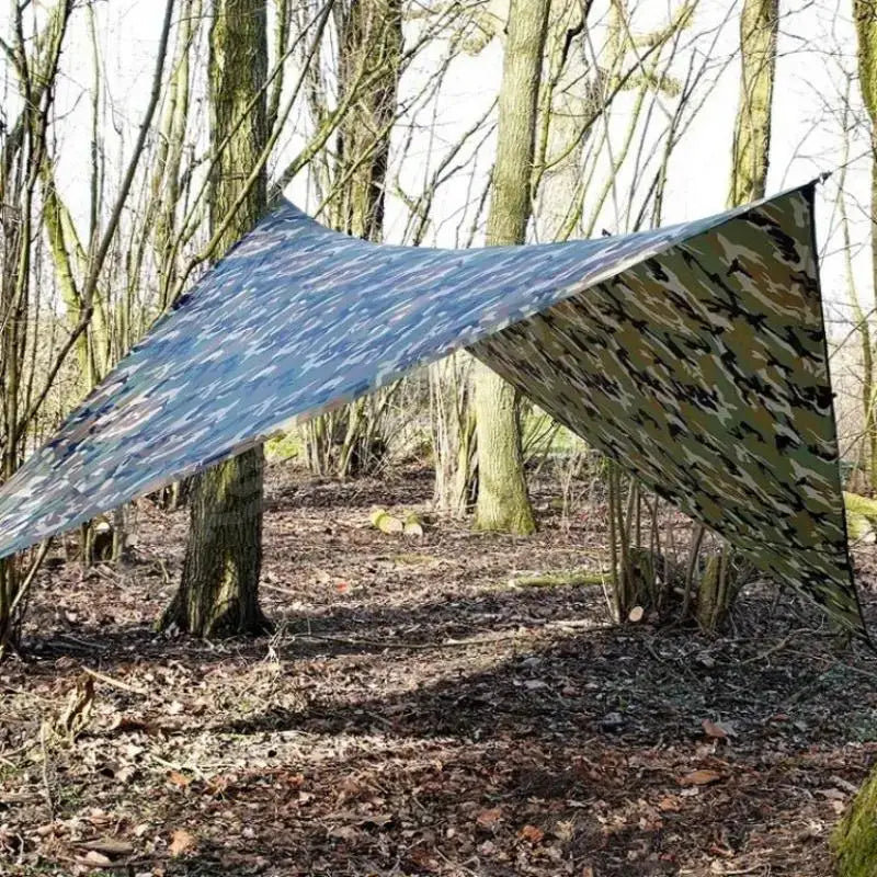 Bâche camouflage militaire polyester résistant