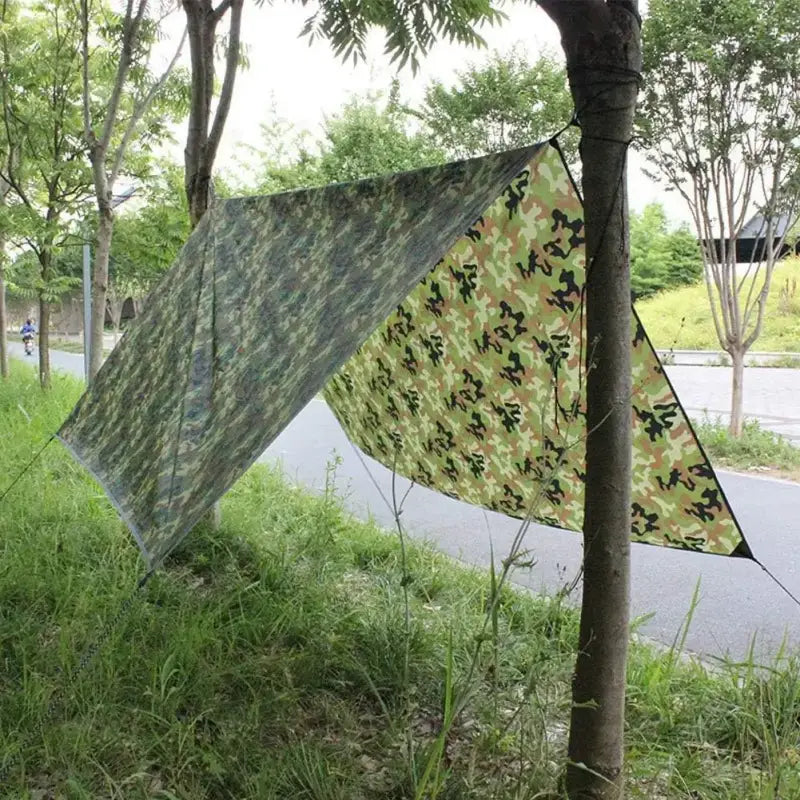 Bâche camouflage militaire polyester résistant