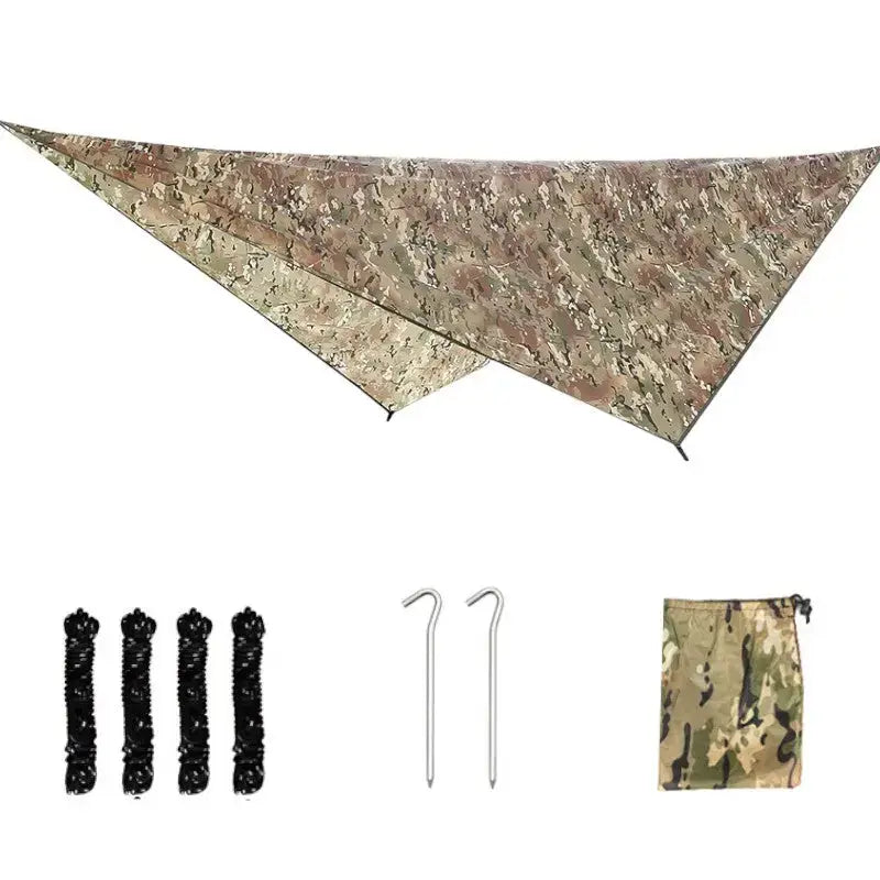 Bâche camouflage militaire polyester résistant