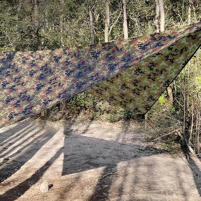 Bâche camouflage militaire polyester résistant