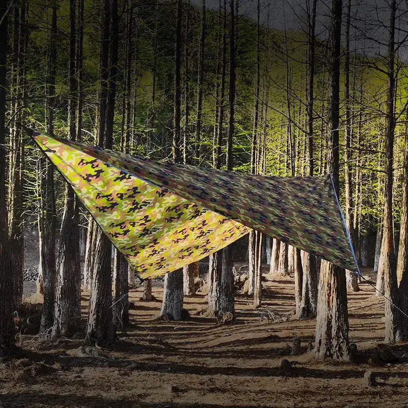 Bâche camouflage militaire polyester résistant
