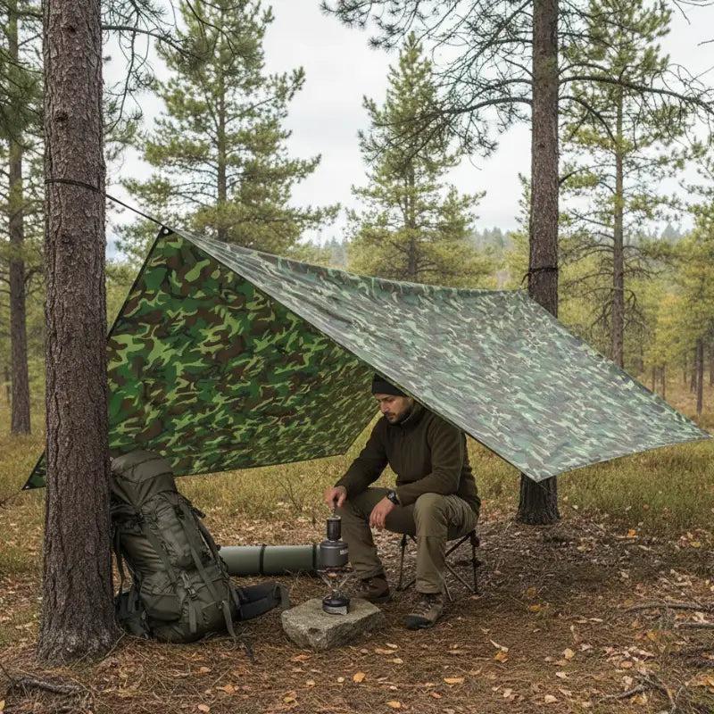 Bâche camouflage militaire tactique