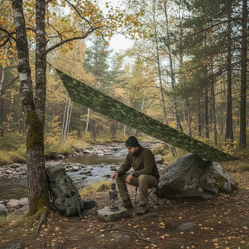 Bâche camouflage militaire tactique