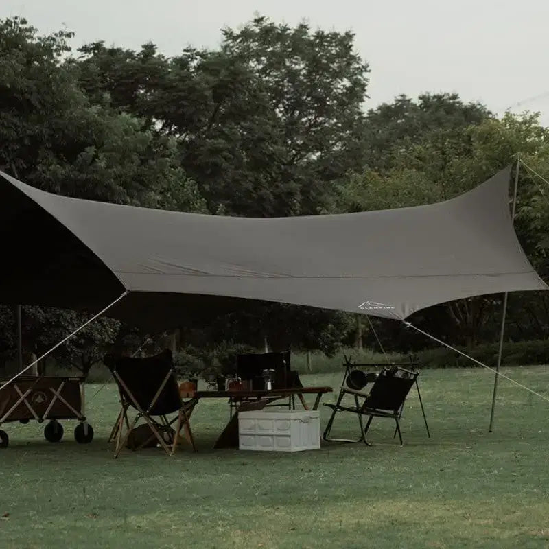 Bâche ombrage militaire auvent camping