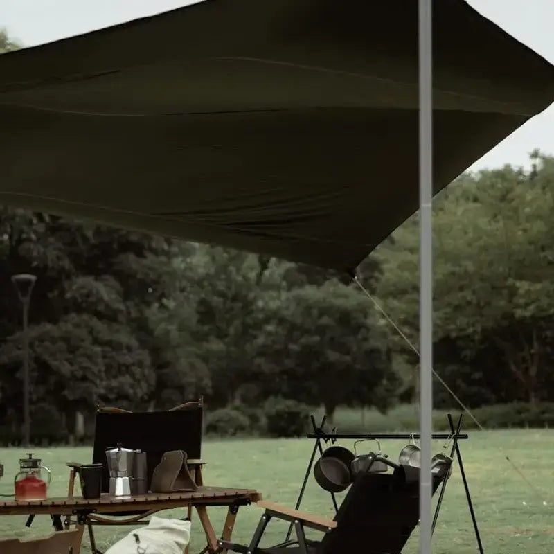 Bâche ombrage militaire auvent camping