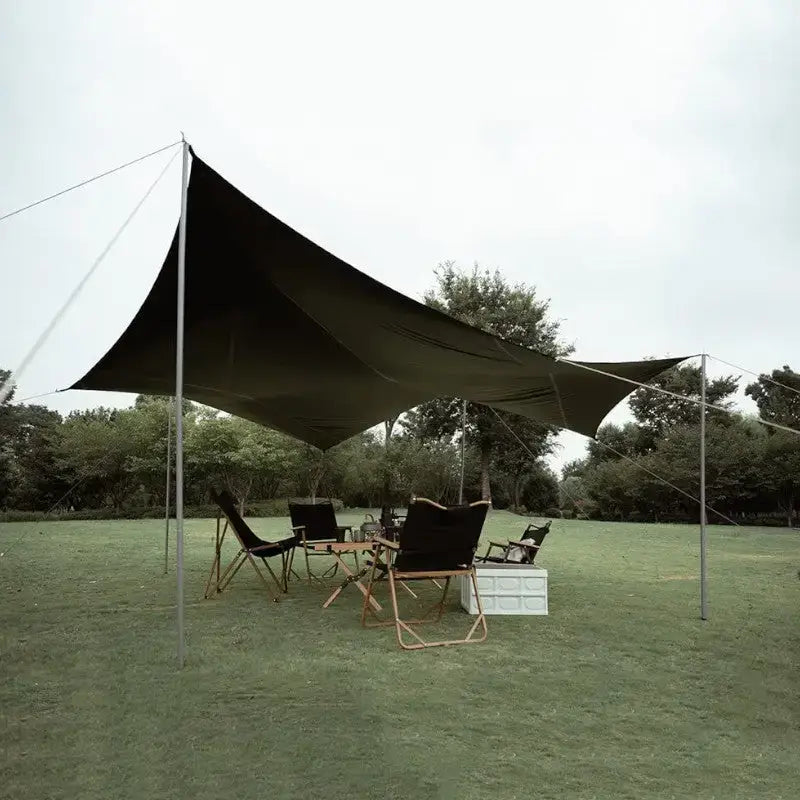 Bâche ombrage militaire auvent camping