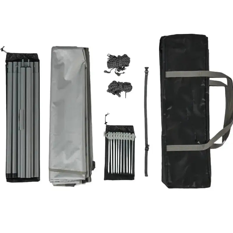 Bâche ombrage militaire auvent camping