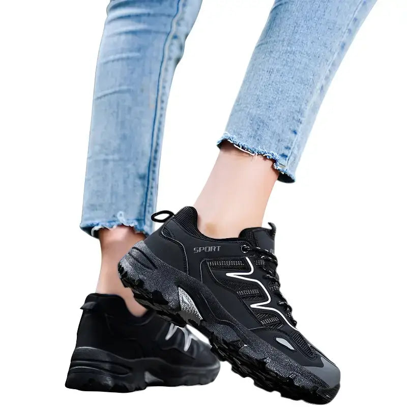 Baskets randonnée femme semelle caoutchouc robuste