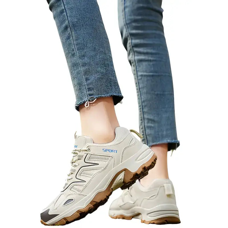 Baskets randonnée femme semelle caoutchouc robuste