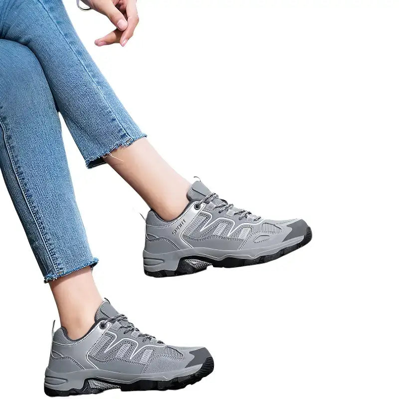 Baskets randonnée femme semelle caoutchouc robuste