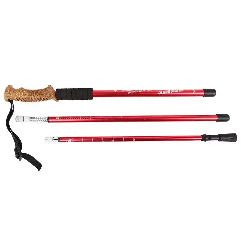 Bâton randonnée antichoc aluminium