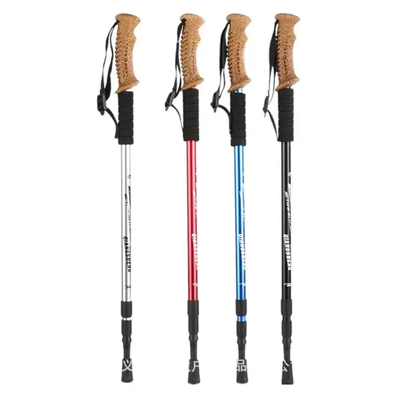 Bâton randonnée antichoc aluminium