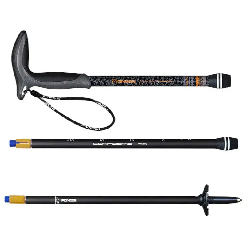 Bâton randonnée carbone léger pliable