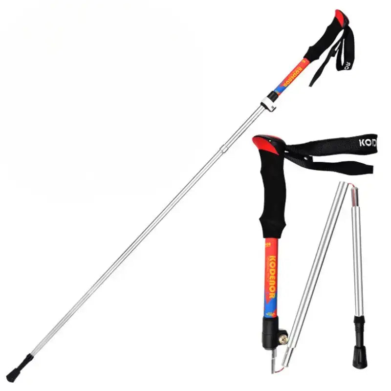 Bâton randonnée télescopique aluminium léger