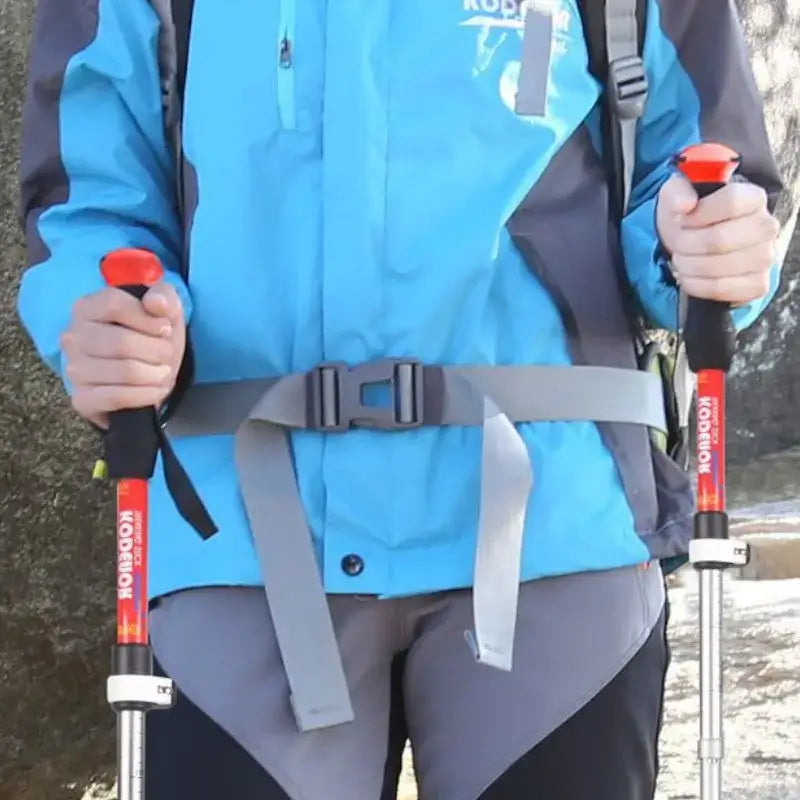 Bâton randonnée télescopique aluminium léger