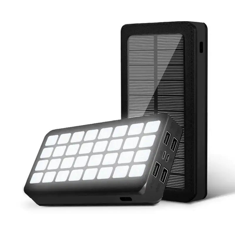 Batterie externe solaire 30000mah avec led