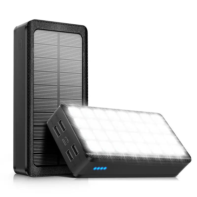 Batterie externe solaire 30000mah avec led