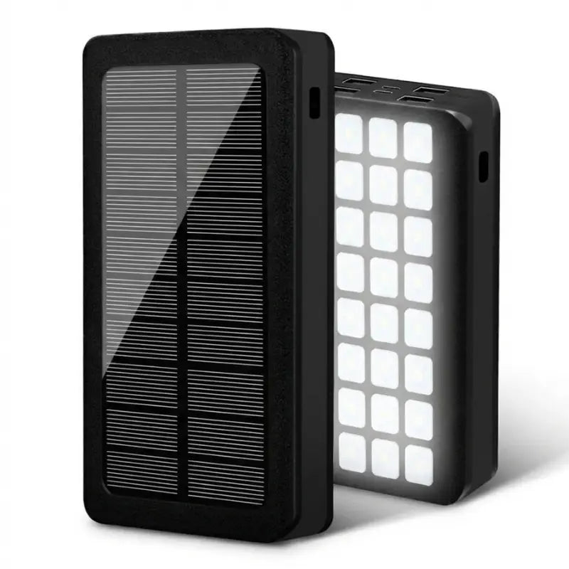 Batterie externe solaire 30000mah avec led