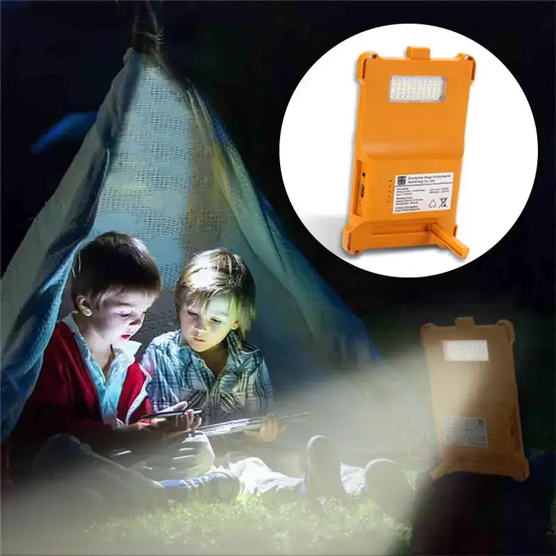 Batterie externe solaire avec lampe led