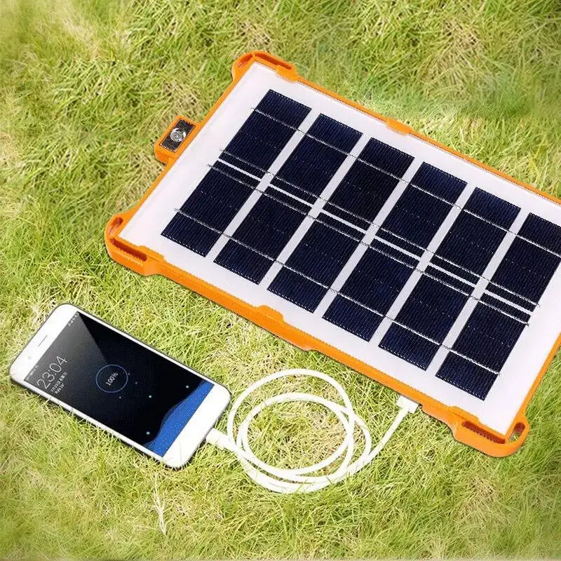 Batterie externe solaire avec lampe led