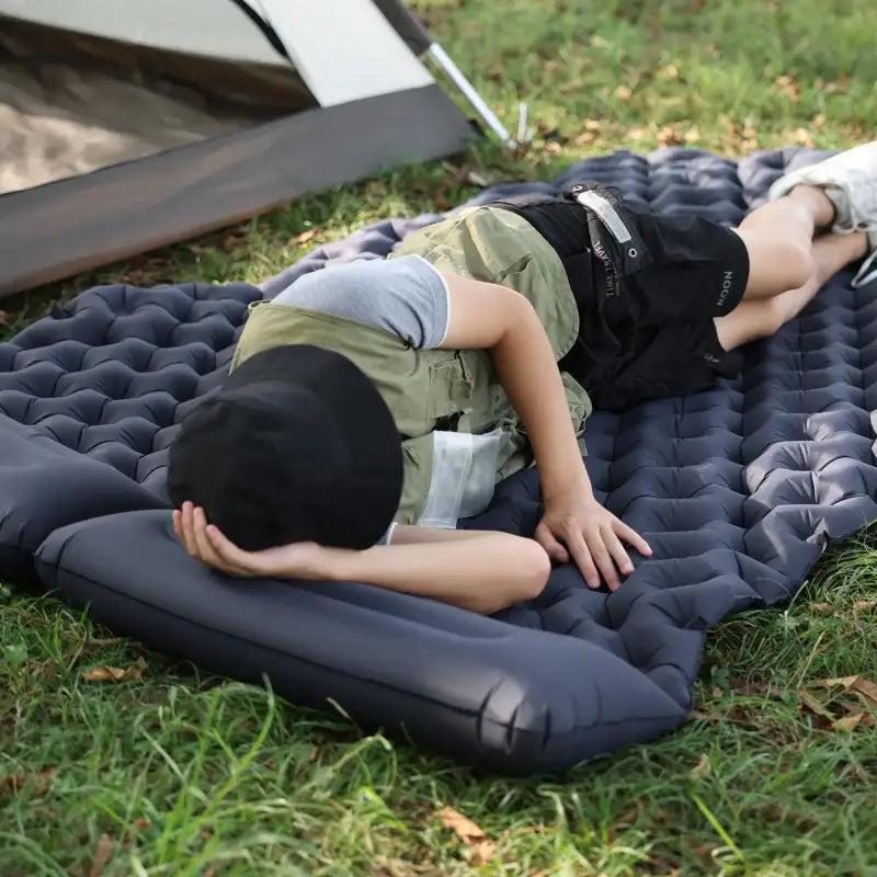 Matelas de sol double camping gonflable