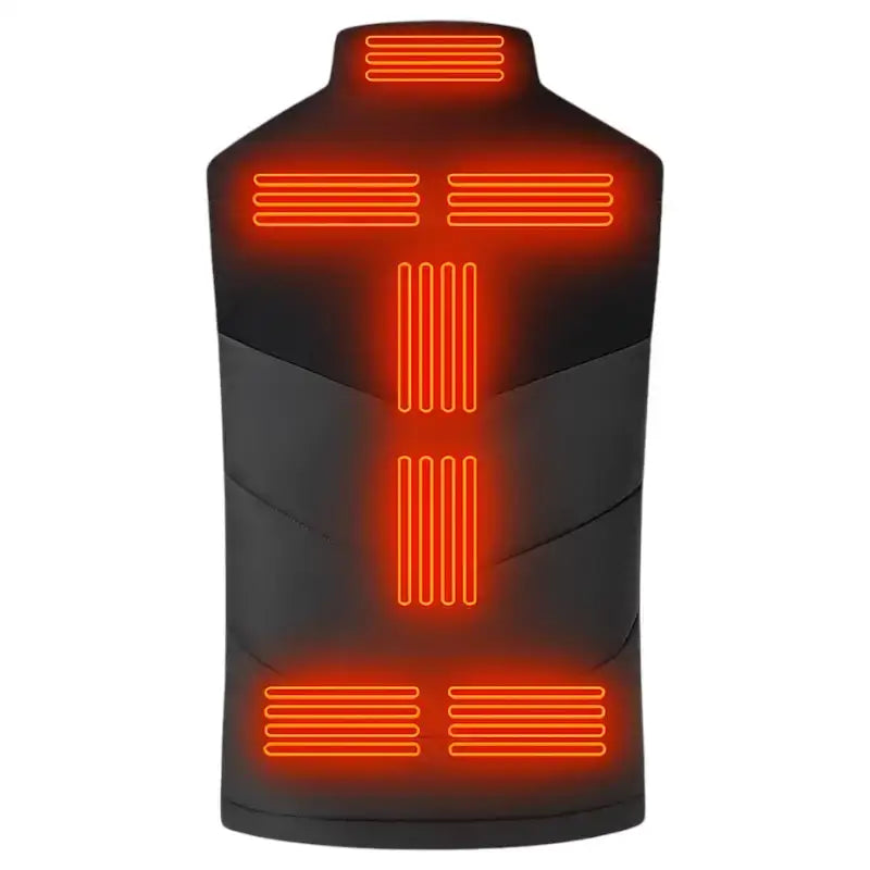 Gilet chauffant noir batterie requise