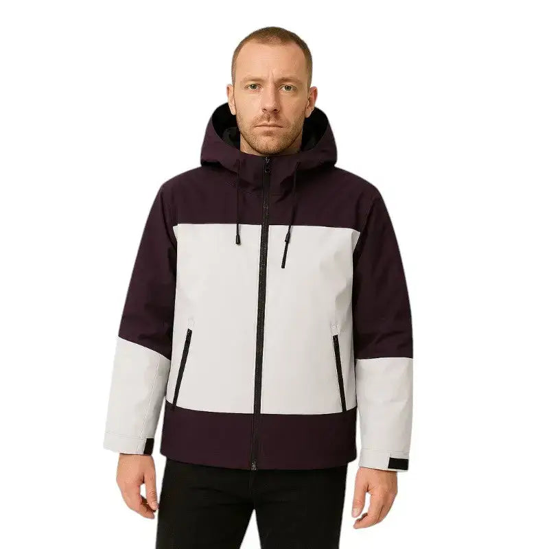 Veste randonnée homme 3 en 1 polaire amovible