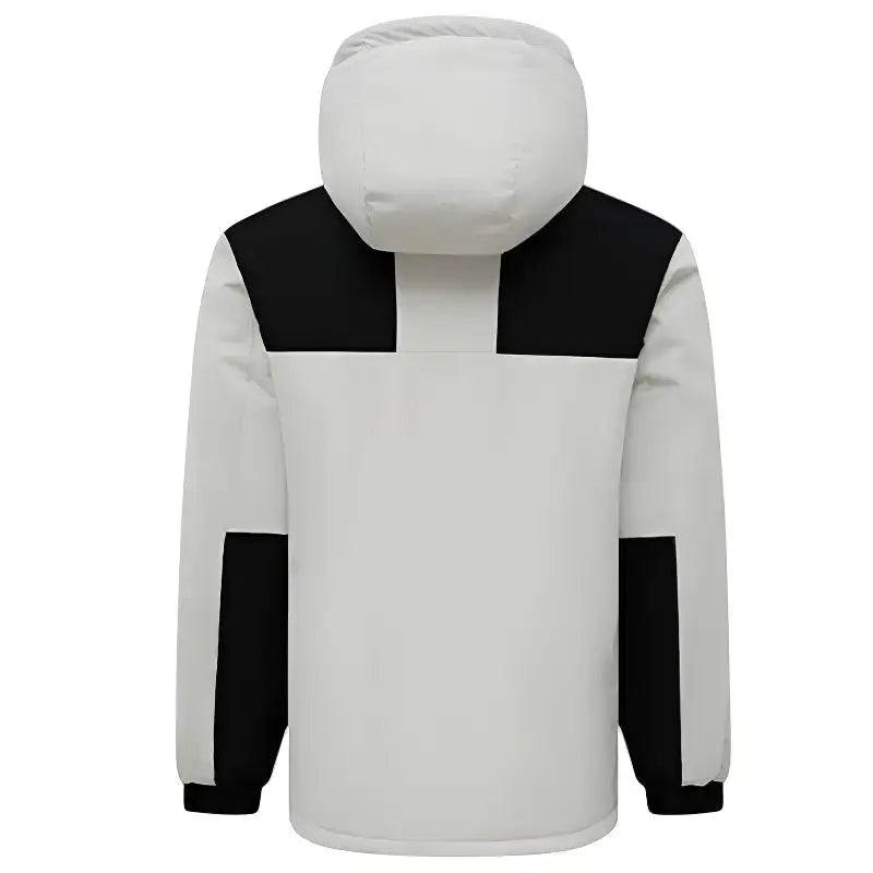Homme veste chauffante imperméable