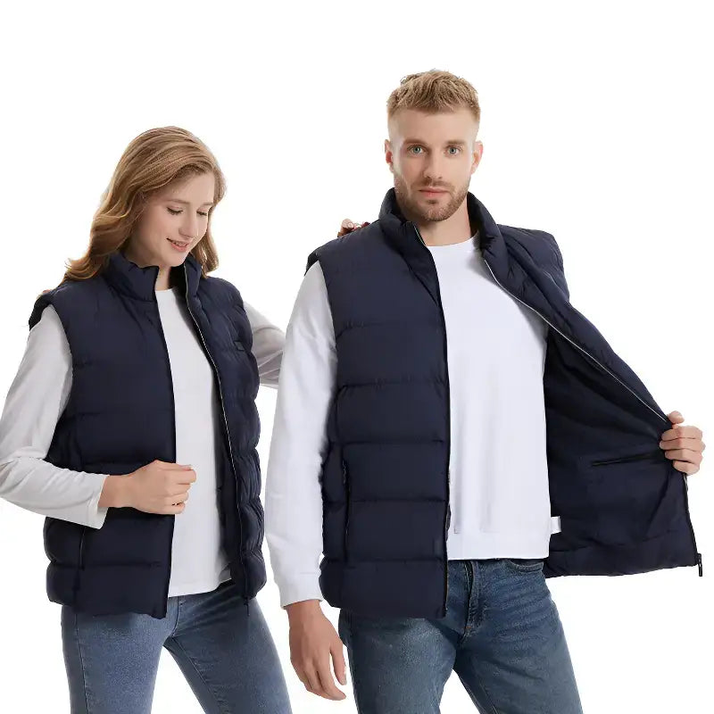 Gilet chauffant homme grande taille