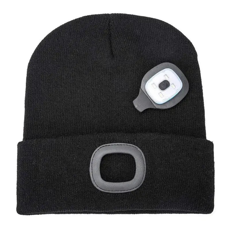 Bonnet avec lampe intégrée