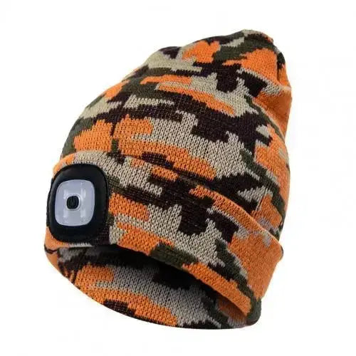 Bonnet avec lampe intégrée