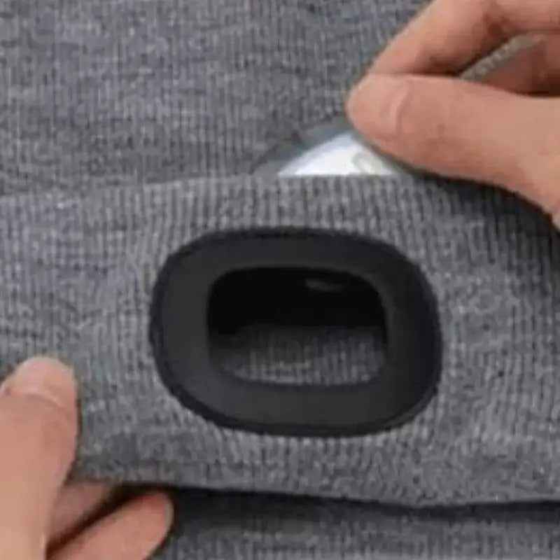 Bonnet avec lampe intégrée