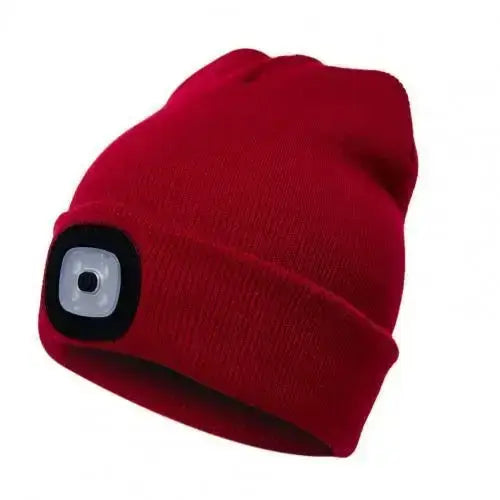 Bonnet avec lampe intégrée