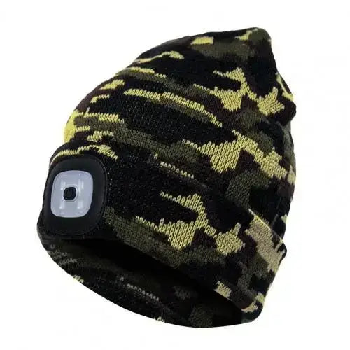 Bonnet avec lampe intégrée