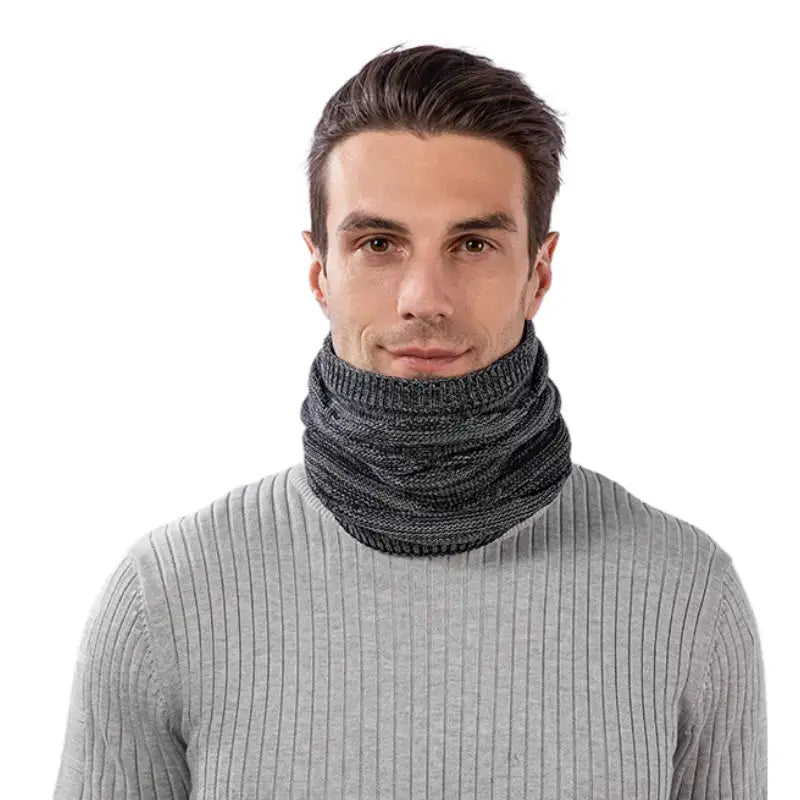 Bonnet tour de cou homme acrylique polaire