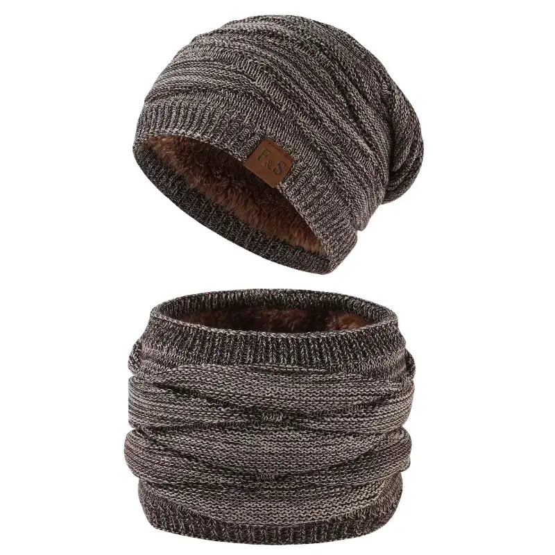 Bonnet tour de cou homme acrylique polaire