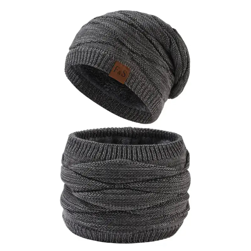 Bonnet tour de cou homme acrylique polaire