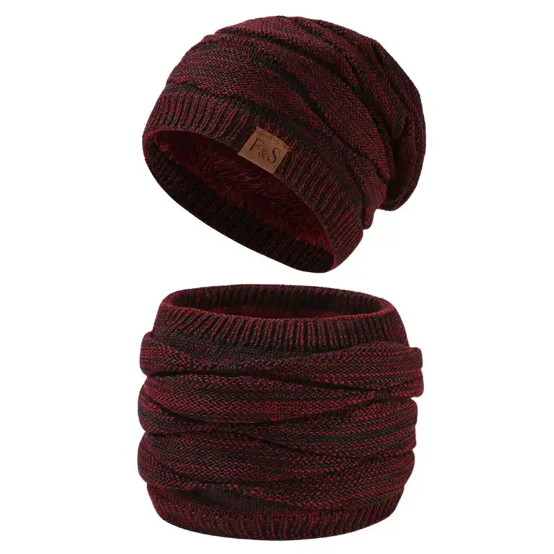 Bonnet tour de cou homme acrylique polaire