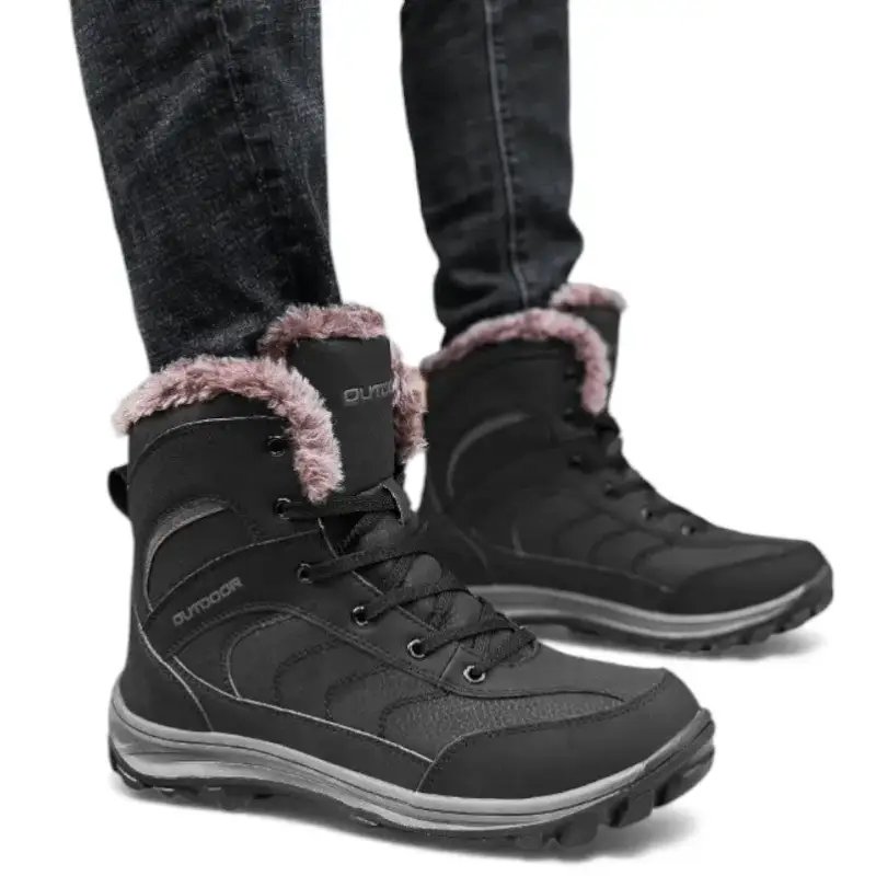 Botte montagne hiver fourrée basique