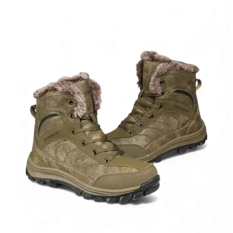 Botte montagne hiver fourrée basique