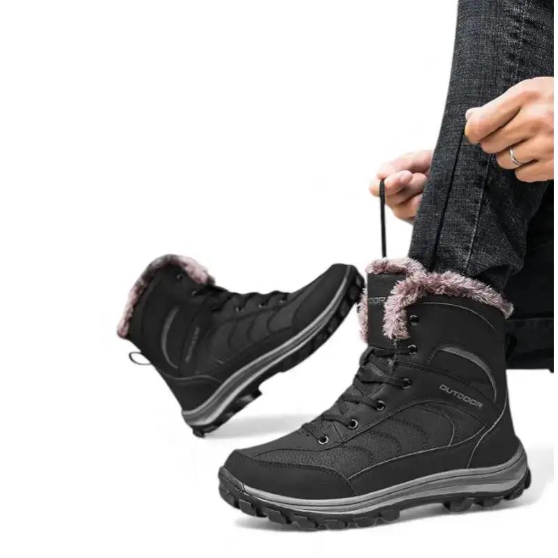 Botte montagne hiver fourrée basique