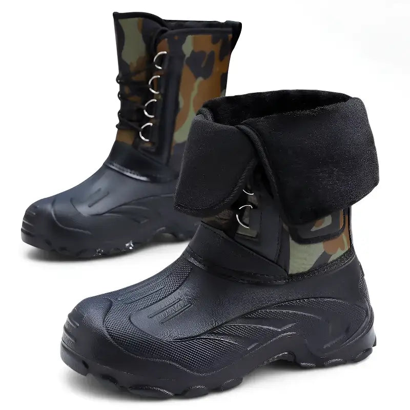 Botte neige grand froid fourrée chaude