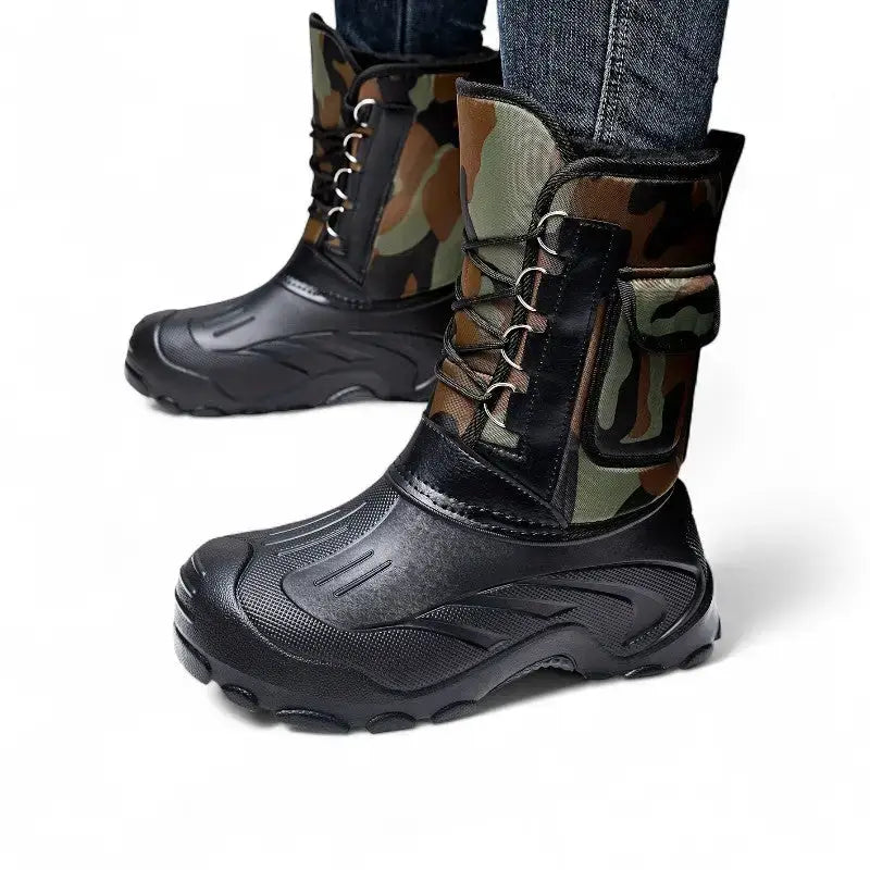 Botte neige grand froid fourrée chaude