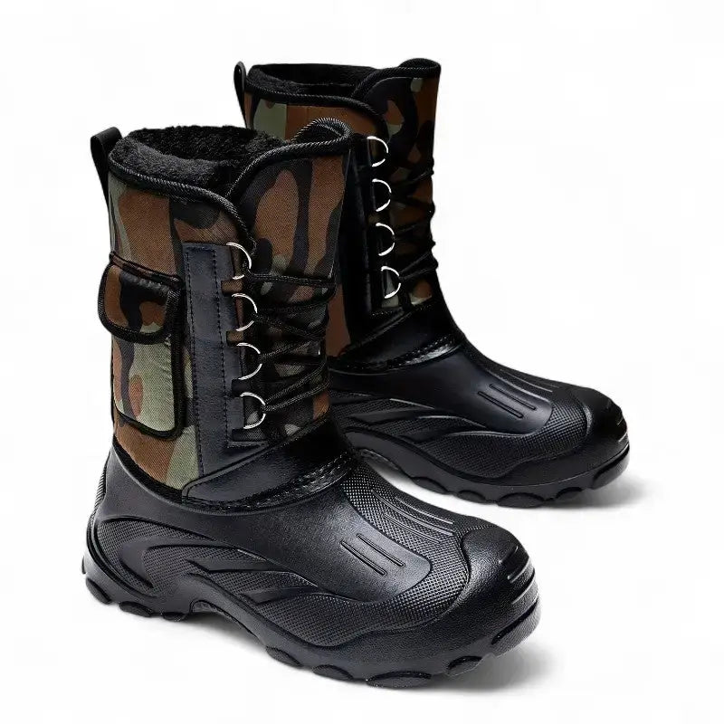 Botte neige grand froid fourrée chaude