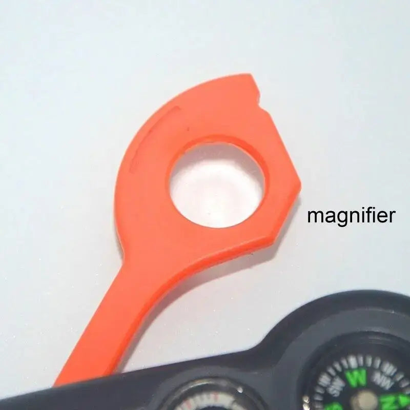 Boussole compacte portable orange outdoor