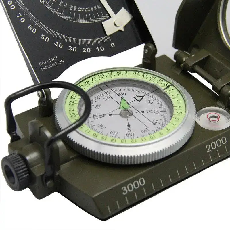 Boussole survie analogique militaire compacte